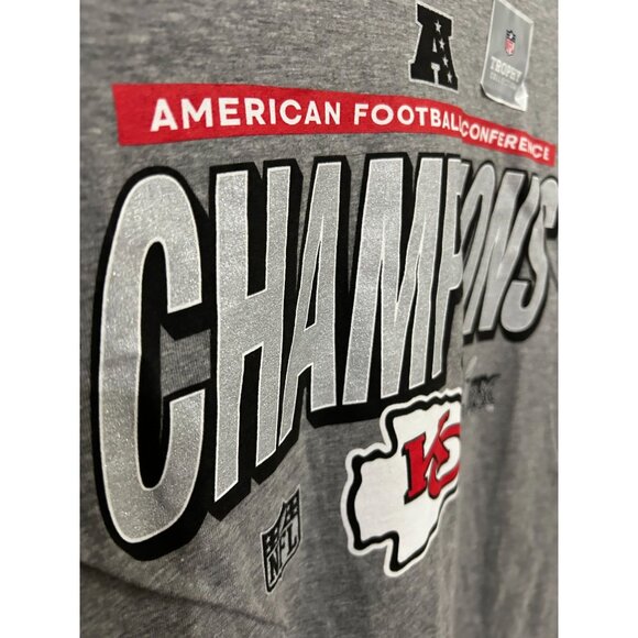 NEW Nike Kansas City Chiefs Men's S AFC Champions Shirt - Picture 2 of 3